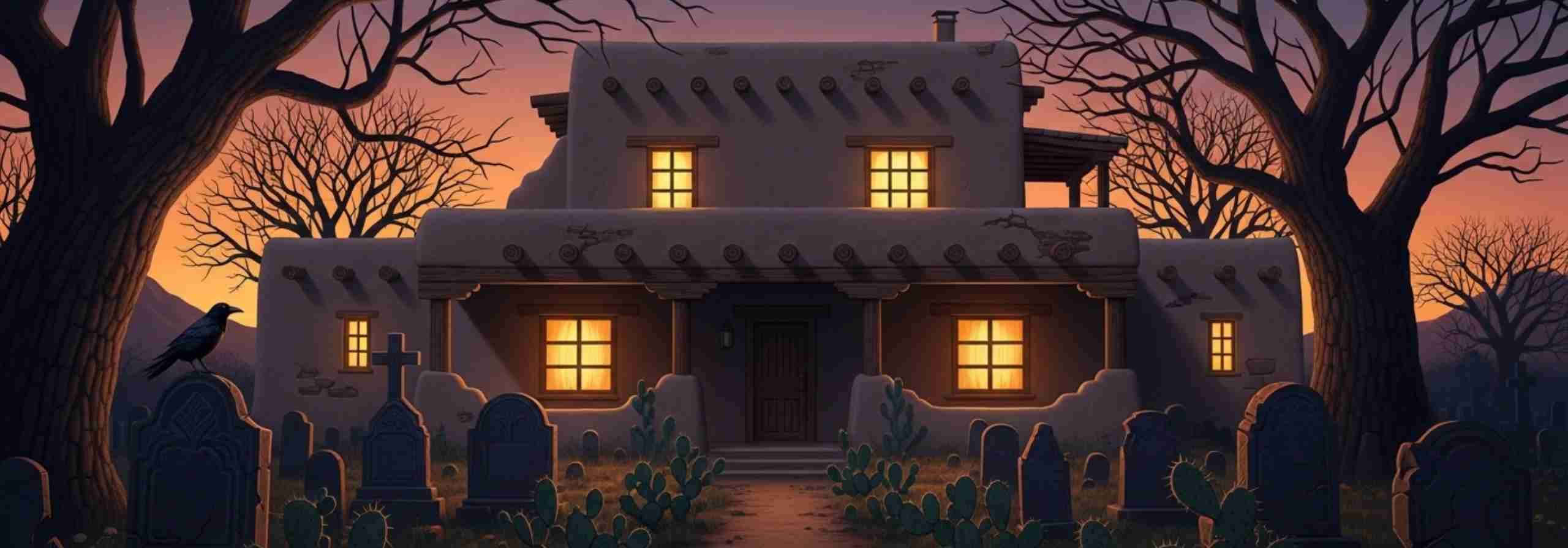 A Scottsdale home in the middle of a spooky graveyard